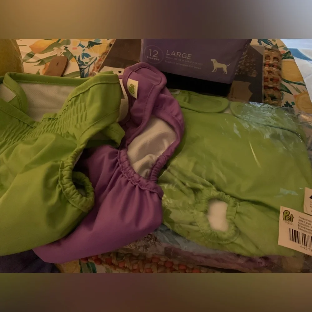 17 Large doggie diapers